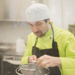 Antony Cooking in the Kitchen at Antony Locke bakery